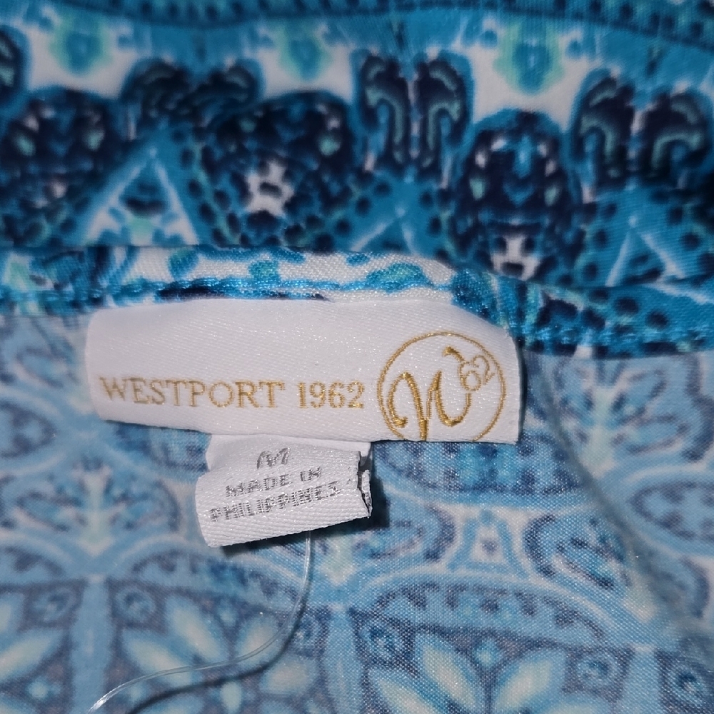 Blue Patterned Top - Picture 2 of 2